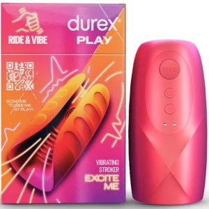 Durex Ride & Vibe Masturbator with 7 Vibration Settings