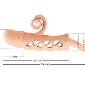 Romance Natürliche Verlängerte Hülse mit Vibration Romance Natürliche Verlängerte Hülse mit Vibration – Bild 6