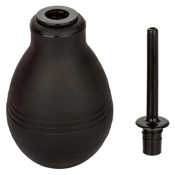 Calexotics One Way anale douche met wegwerpventiel en 216 ml, zwart Calexotics One Way anale douche met wegwerpventiel en 216 ml, zwart