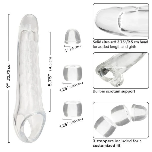 Calexotics Penis Extender Maxx mit ultraweichem Kopf, klar