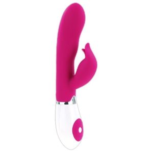 Pretty Love Flirtation Vibrator met Clitoris-Stimulator, 21 cm, lila/wit Pretty Love Flirtation Vibrator met Clitoris-Stimulator, 21 cm, lila/wit - Afbeelding 2