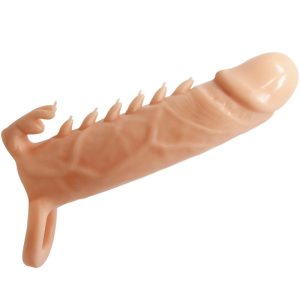 Pretty Love Emmit Penishuls met Clitorisstimulator, TPR Pretty Love Emmit Penishuls met Clitorisstimulator, TPR - Afbeelding 1