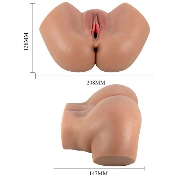 Crazy Bull Hailey Vibrator Masturbator met vagina en anus