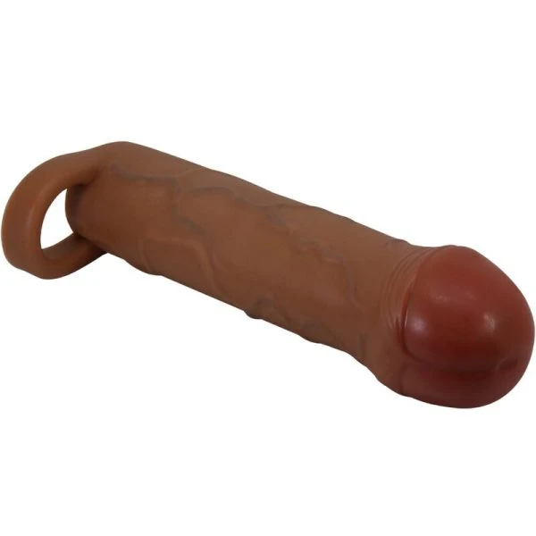 Pretty Love Penis Sleeve met Verlenging Mulatte