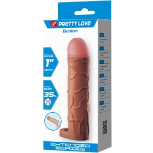 Pretty Love Penis Sleeve met Verlenging Mulatte Pretty Love Penis Sleeve met Verlenging Mulatte - Afbeelding 7