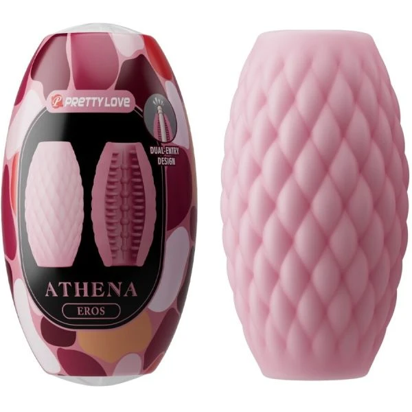 Pretty Love Athena Eros Masturbator van siliconen, roze