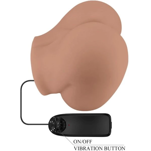 Crazy Bull Masturbator met realistische vagina en anus, vibratie