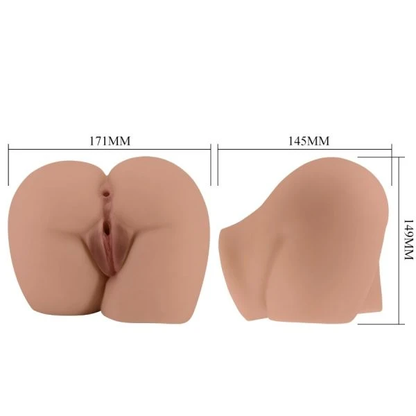 Crazy Bull Masturbator met realistische vagina en anus, vibratie