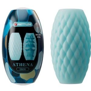 Pretty Love Athena Eros Masturbator made of silicone, sky blue