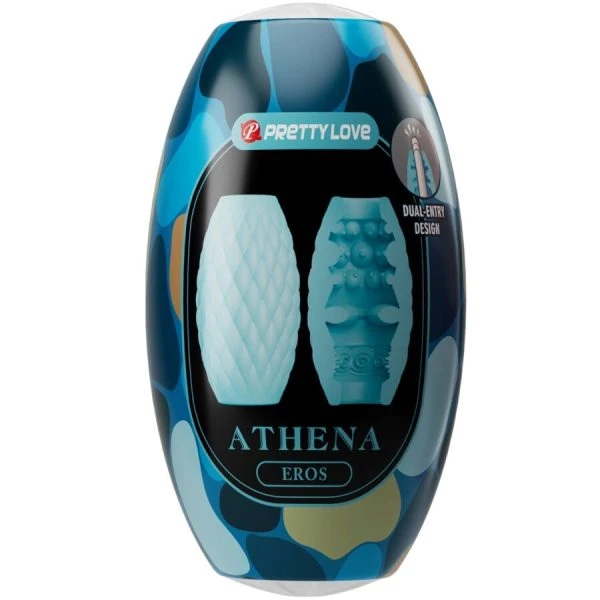 Pretty Love Athena Eros Masturbator van siliconen, hemelsblauw