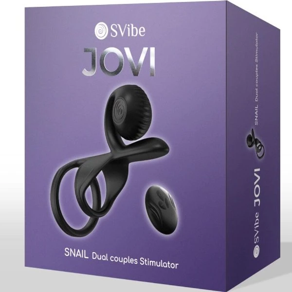 Snail Vibe Paarring Jovi met Afstandsbediening Zwart