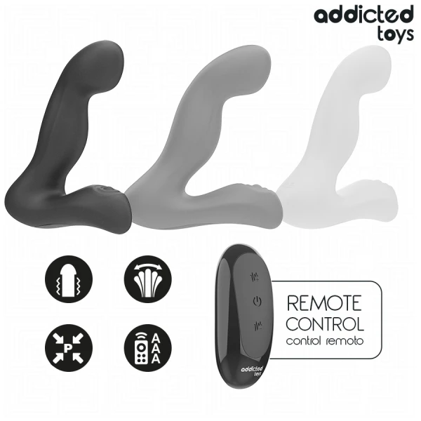 Addicted Toys Oscillerende Prostaatmassageapparaat met Pulsatiemodus en Afstandsbediening
