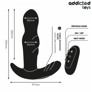 Addicted Toys Roterende Anale Vibrator met Afstandsbediening Addicted Toys Roterende Anale Vibrator met Afstandsbediening - Afbeelding 6