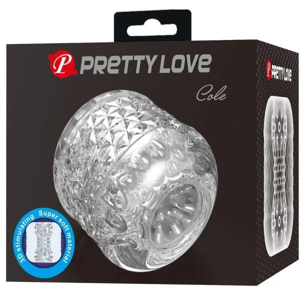 Pretty Love Cole Dubbele Ingang Masturbator transparant