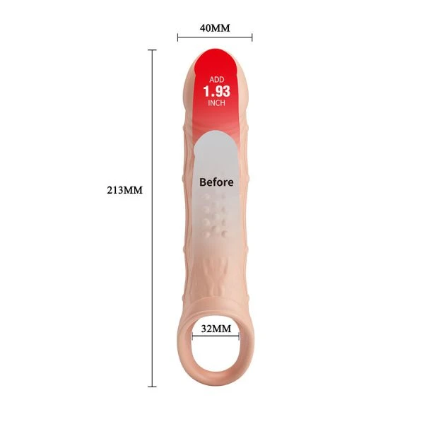 Pretty Love Brad Vibrerende Penishuls met uitneembare vibrator