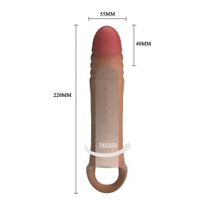 Pretty Love vibrating penis sleeve with ball strap, 16 cm Pretty Love vibrating penis sleeve with ball strap, 16 cm - Image 8