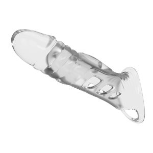 Pretty Love Transparante Penishuls 22 cm x 5,5 cm TPE Pretty Love Transparante Penishuls 22 cm x 5,5 cm TPE - Afbeelding 3