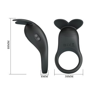 Pretty Love Penisring Carlton met clitorisstimulator en vibratie Pretty Love Penisring Carlton met clitorisstimulator en vibratie - Afbeelding 8