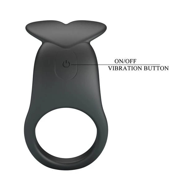 Pretty Love Penisring Carlton met clitorisstimulator en vibratie
