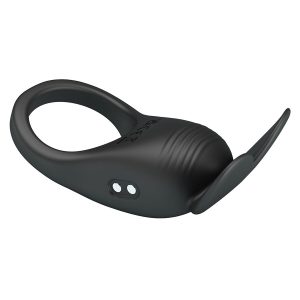 Pretty Love Penisring Carlton met clitorisstimulator en vibratie Pretty Love Penisring Carlton met clitorisstimulator en vibratie - Afbeelding 5