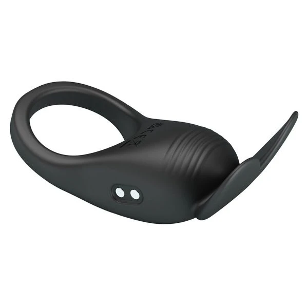 Pretty Love Penisring Carlton met clitorisstimulator en vibratie