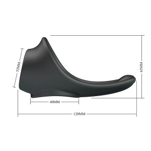 Crazy Bull Zadok Ergonomische Penisring met Perineumstimulator, Silicone, Zwart Crazy Bull Zadok Ergonomische Penisring met Perineumstimulator, Silicone, Zwart - Afbeelding 7