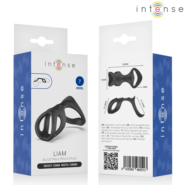Intense Penisring Liam Model 7 met dubbelringontwerp