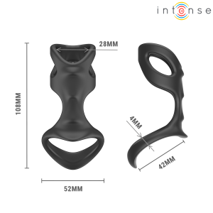 Intense Penisring Liam Model 7 met dubbelringontwerp Intense Penisring Liam Model 7 met dubbelringontwerp - Afbeelding 5