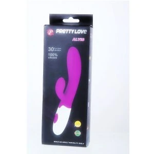 Pretty Love Flirtation Alvis Vibrator met clitorisstimulator, 20 cm