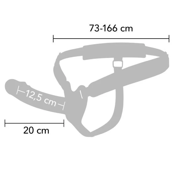 Hidden Desire Penis-Sleeve Strap-on Inferno 20 cm
