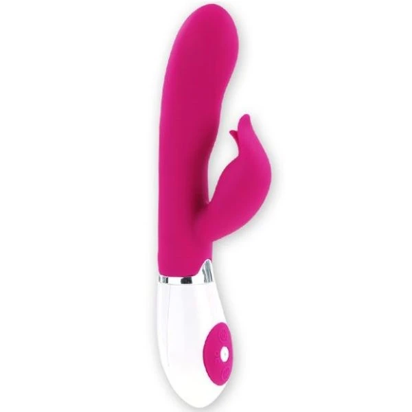 Pretty Love Flirtation Vibrator met Clitoris-Stimulator, 21 cm, lila/wit