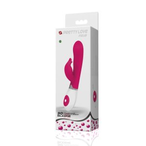Pretty Love Flirtation Vibrator met Clitoris-Stimulator, 21 cm, lila/wit Pretty Love Flirtation Vibrator met Clitoris-Stimulator, 21 cm, lila/wit - Afbeelding 9