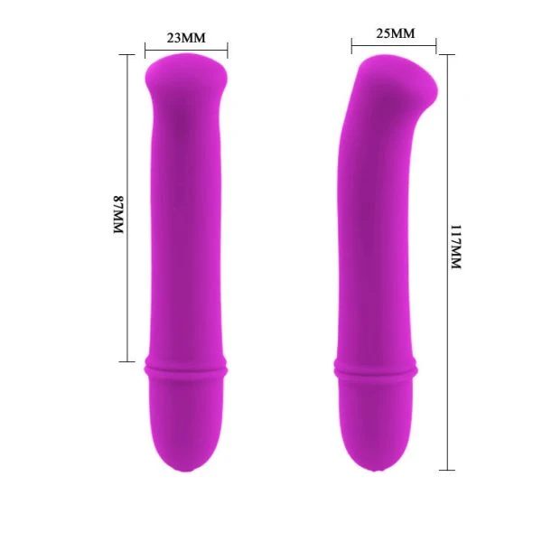 Pretty Love Flirtation Antony Mini-Vibrator aus Silikon, flieder