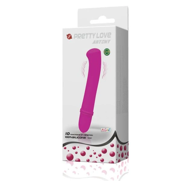 Pretty Love Flirtation Antony Mini-Vibrator aus Silikon, flieder