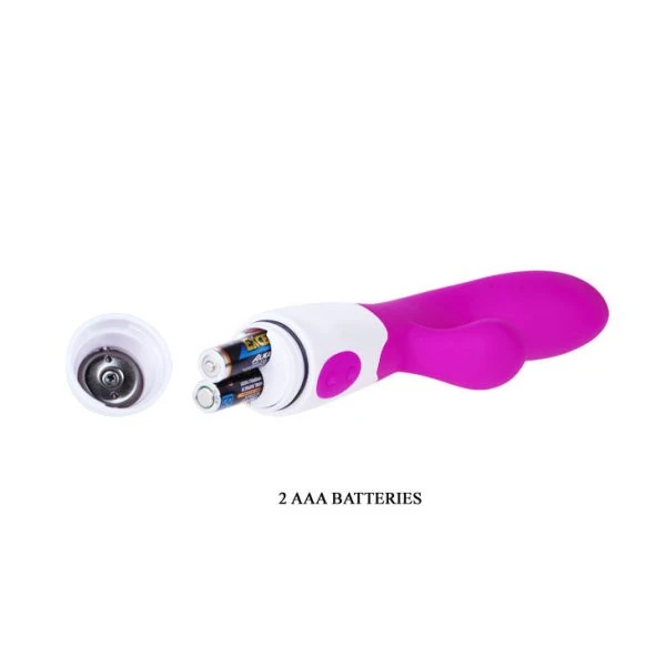 Pretty Love Flirtation Alvis Vibrator met clitorisstimulator, 20 cm