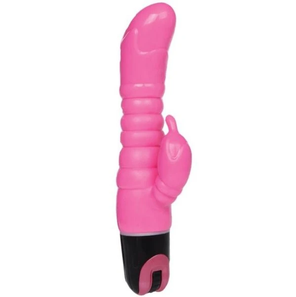 img_33335_733674958ade41a635640121ede6e6b2_1.jpg Baile Rosa Vibrator 22,5 cm met Clitoris-Stimulator