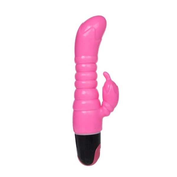 Baile Rosa Vibrator 22,5 cm met Clitoris-Stimulator Baile Rosa Vibrator 22,5 cm met Clitoris-Stimulator
