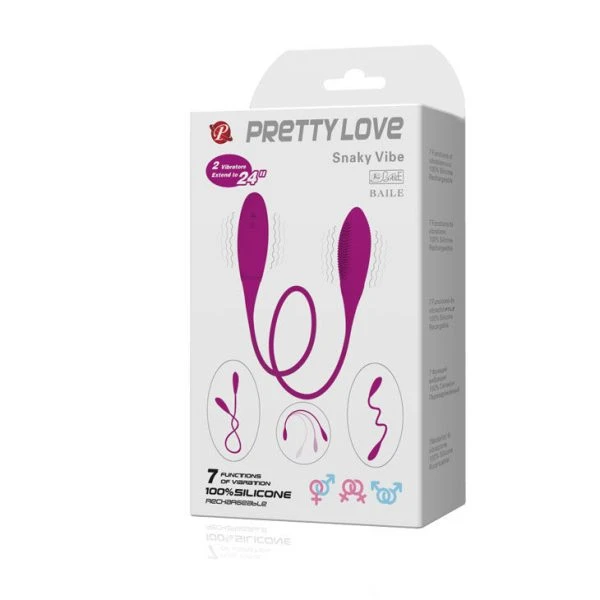 Pretty Love Snaky Deluxe Oplegvibrator met 7 functies
