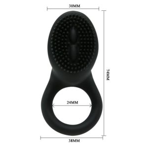 Pretty Love Cobra Vibratorring aus Silikon zwart Pretty Love Cobra Vibratorring aus Silikon zwart - Afbeelding 5