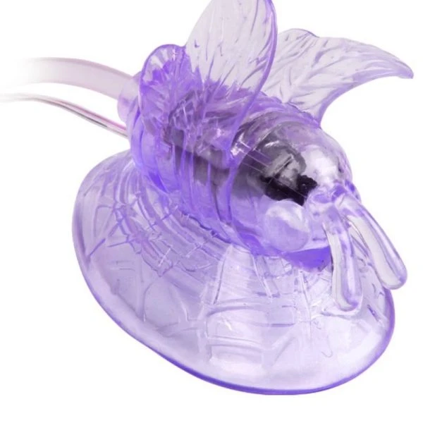 Baile opgelegvibrator vlinder met trilling paars Baile opgelegvibrator vlinder met trilling paars