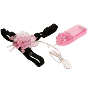 Baile Opvibrator met verstelbare riem en vlinder, roze Baile Opvibrator met verstelbare riem en vlinder, roze - Afbeelding 3