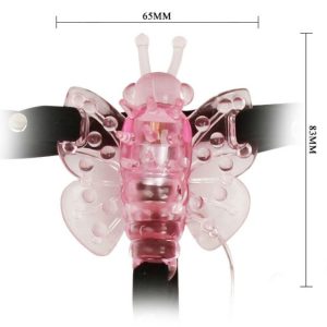 Baile Opvibrator met verstelbare riem en vlinder, roze Baile Opvibrator met verstelbare riem en vlinder, roze - Afbeelding 5