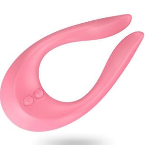 Satisfyer Partner Multifun 2 U-vormige vibrator voor paren Satisfyer Partner Multifun 2 U-vormige vibrator voor paren - Afbeelding 2