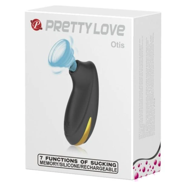 Pretty Love Smarter Otis zuigstimulator met 7 standen, zwart-goud Pretty Love Smarter Otis zuigstimulator met 7 standen, zwart-goud