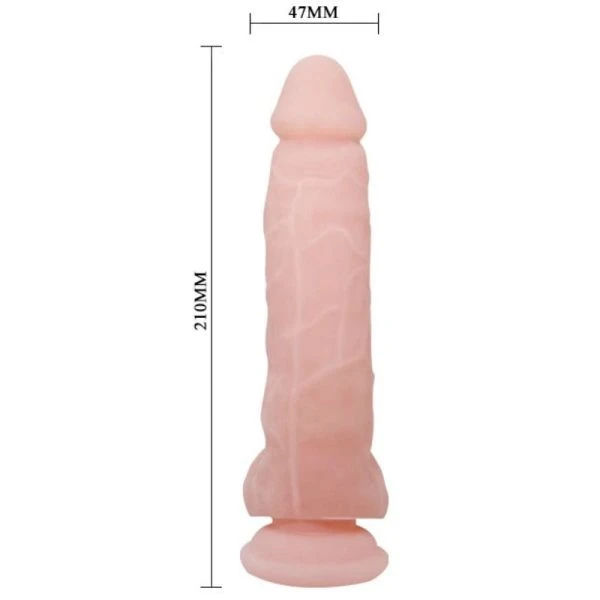 Baile ultrarealistische TPR-dildo met zuignap