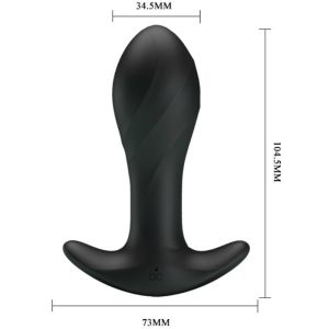 Pretty Love Anaalvibrator Plug van medisch siliconen met 12 functies Pretty Love Anaalvibrator Plug van medisch siliconen met 12 functies - Afbeelding 2