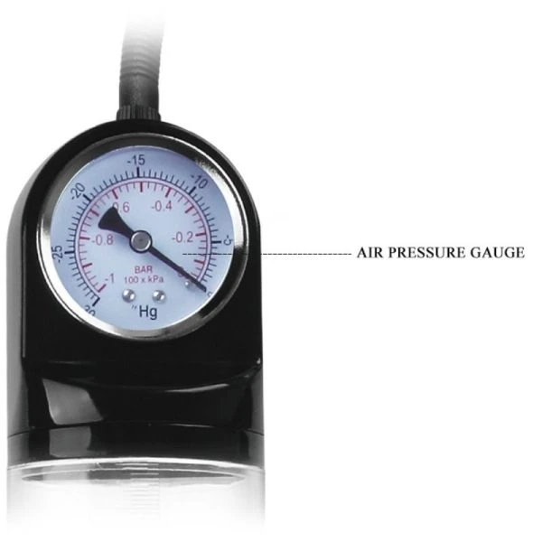 Pretty Love Erectiepomp met manometer en handmatige pomp