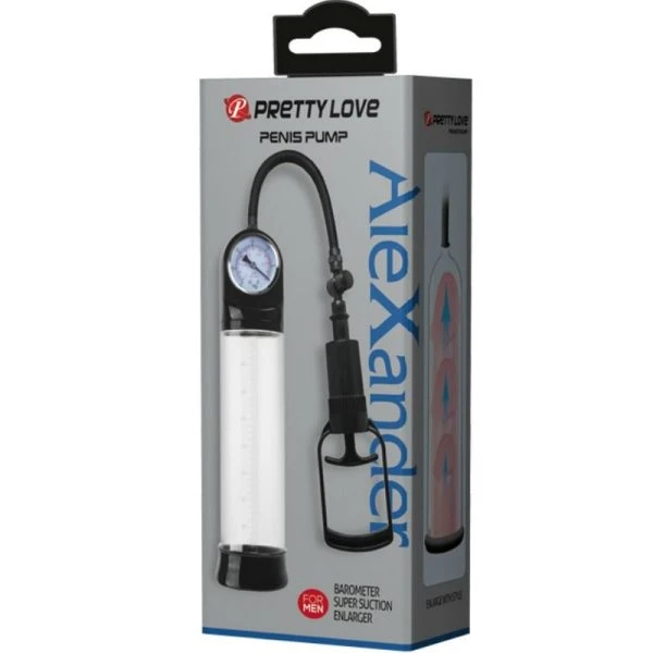 Pretty Love Erectiepomp met manometer en handmatige pomp