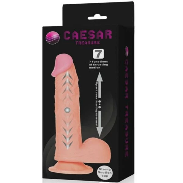 Baile Caesar Treasure Realistische dildo met op & neer functie, 19 cm Baile Caesar Treasure Realistische dildo met op & neer functie, 19 cm
