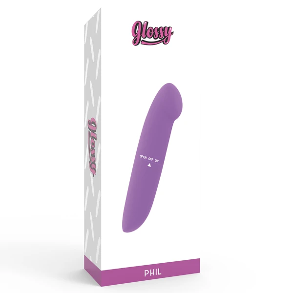 Glossy Phil Vibrator Lila – Minivibrator voor onderweg Glossy Phil Vibrator Lila – Minivibrator voor onderweg
